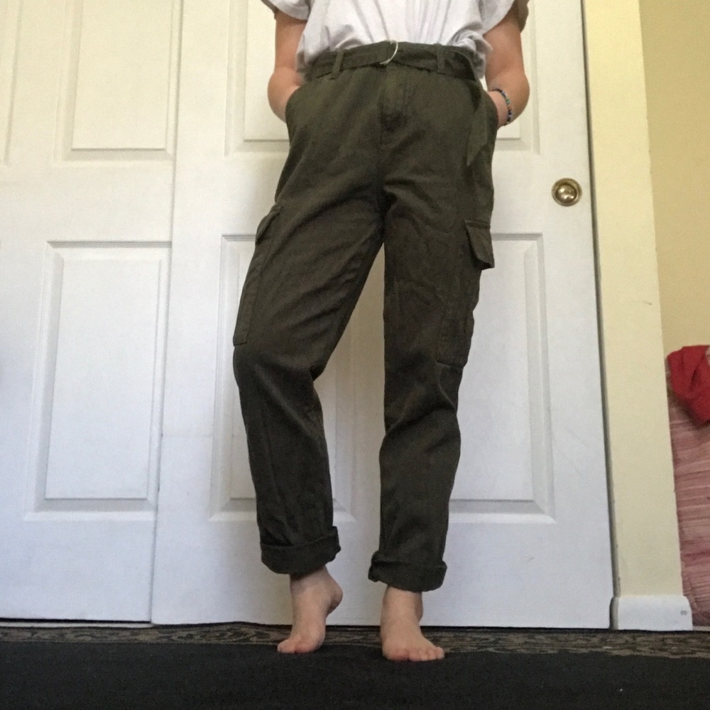 PacSun Olive Green Cargo Pants